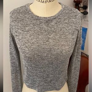 Hollister gray long sleeve shirt